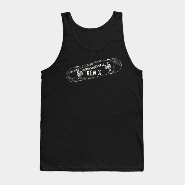 Quintessential GEN X Tank Top by TommyArtDesign